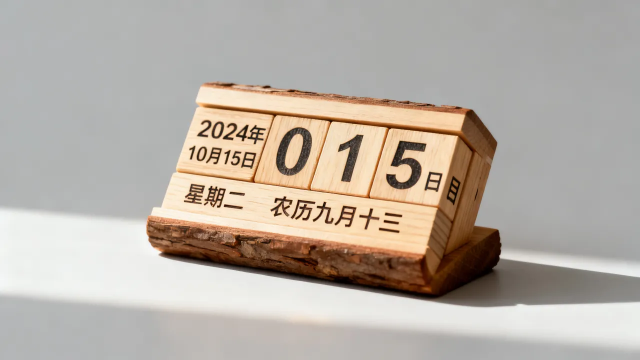 今日阴历几号？今天农历几月几日星期几查询