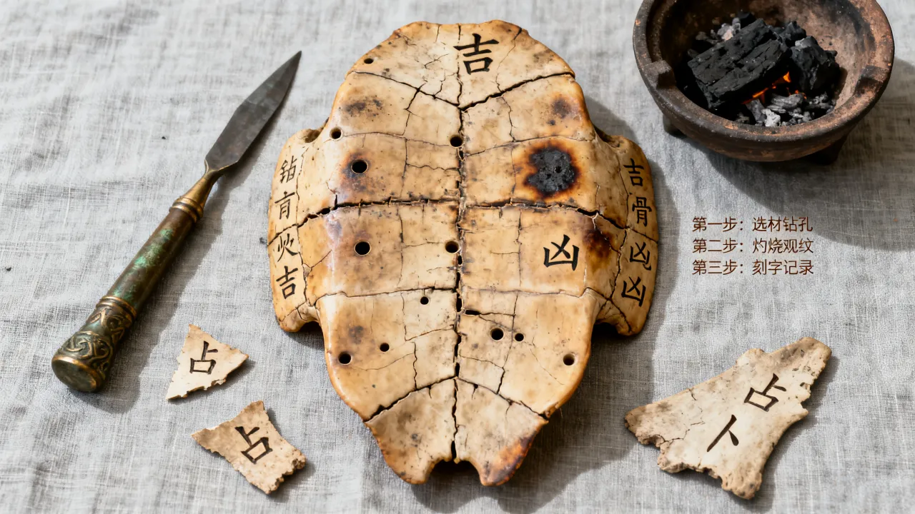甲骨文怎么判断吉凶的,甲骨文占卜吉凶的流程是什么 甲骨文怎么判断吉凶的,甲骨文占卜吉凶的流程是什么