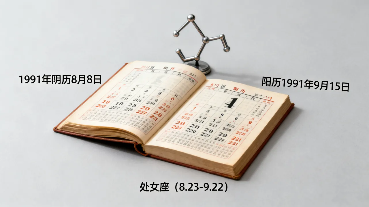 1991阴历8月8是什么星座,对应阳历几月几号? 1991阴历8月8是什么星座,对应阳历几月几号?