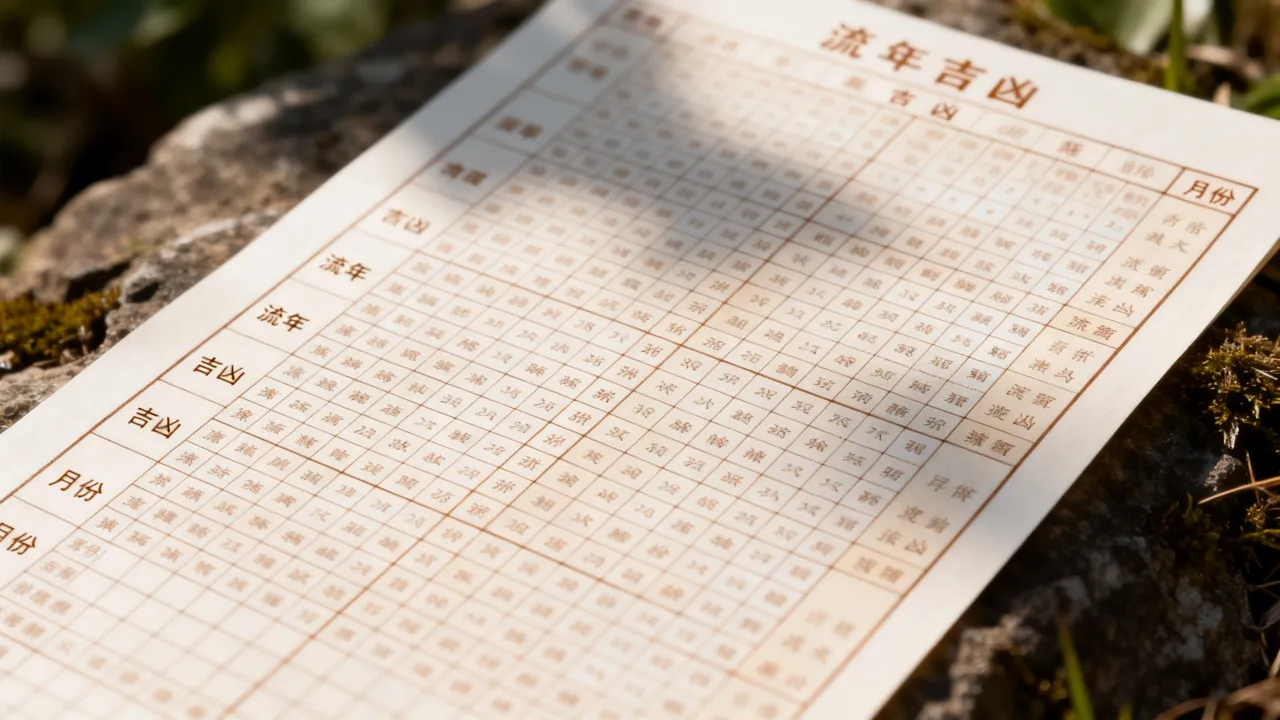 流年吉凶表怎么看，流年吉凶表怎么看图解最准确