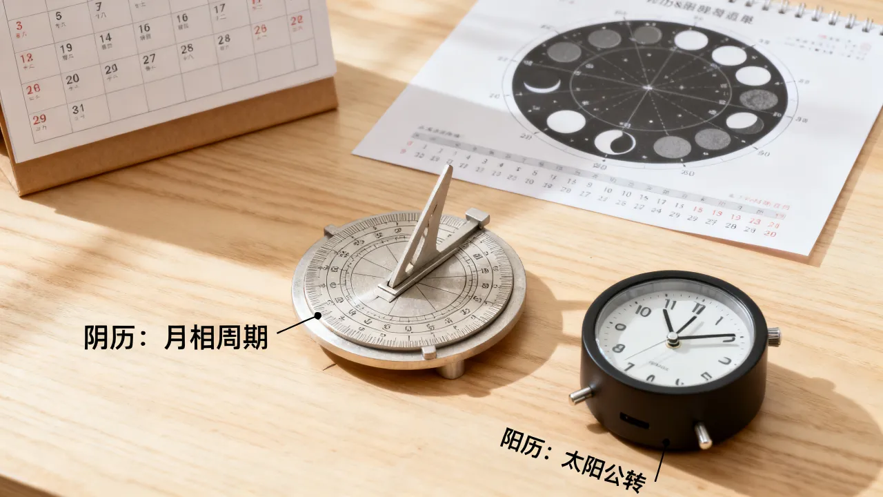 阴历和阳历是怎么来的？农历公历起源区别详解，为什么两种历法不同