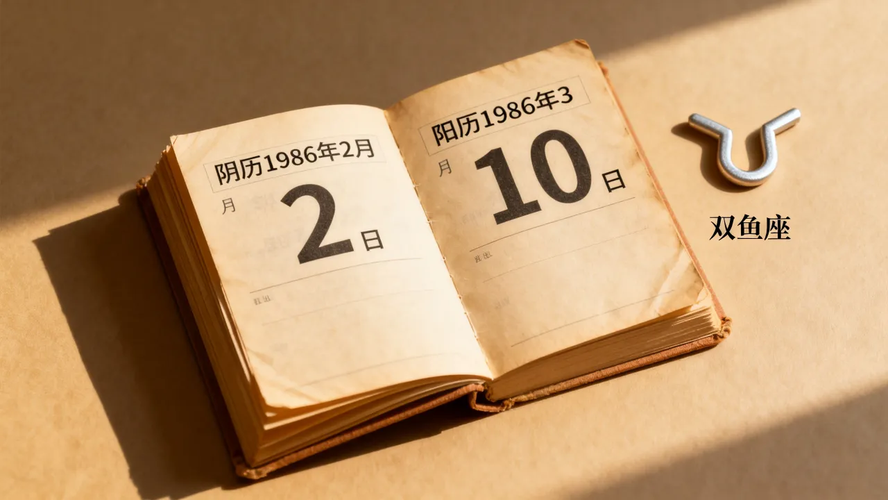阴历1986年2月2日是什么星座？农历1986年2月2日阳历几号？