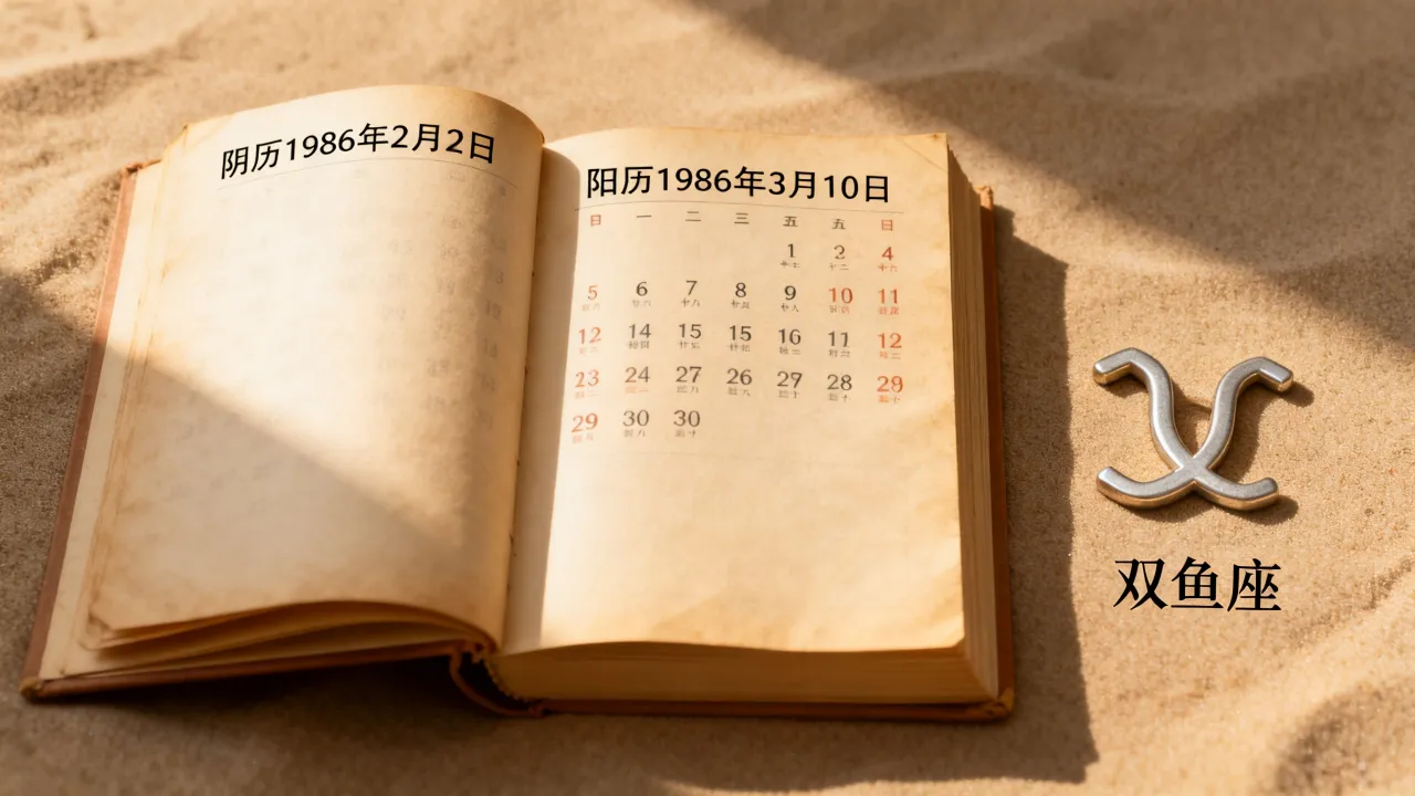 阴历1986年2月2日是什么星座？农历1986年2月2日阳历几号？