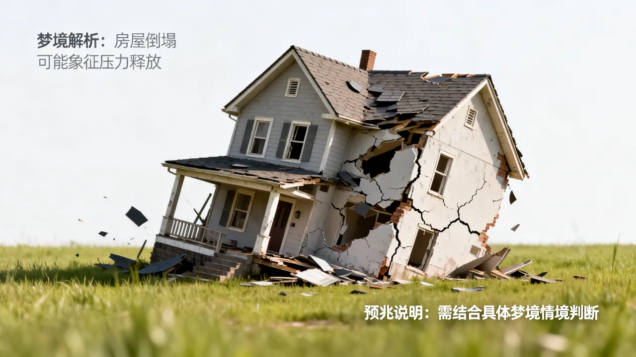 梦见房屋倒塌是什么意思？做梦梦到房屋倒塌预兆好坏？