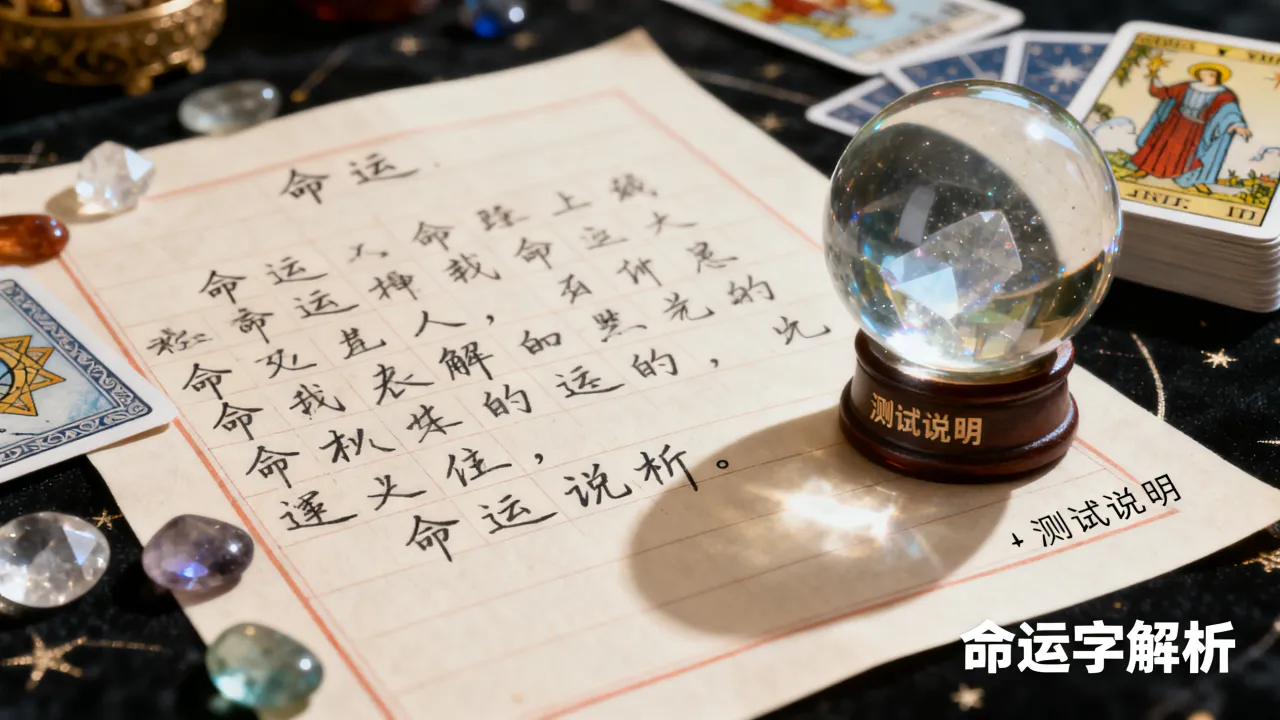 命运字图片在哪里看,命运图片测试准不准? 命运字图片在哪里看,命运图片测试准不准?