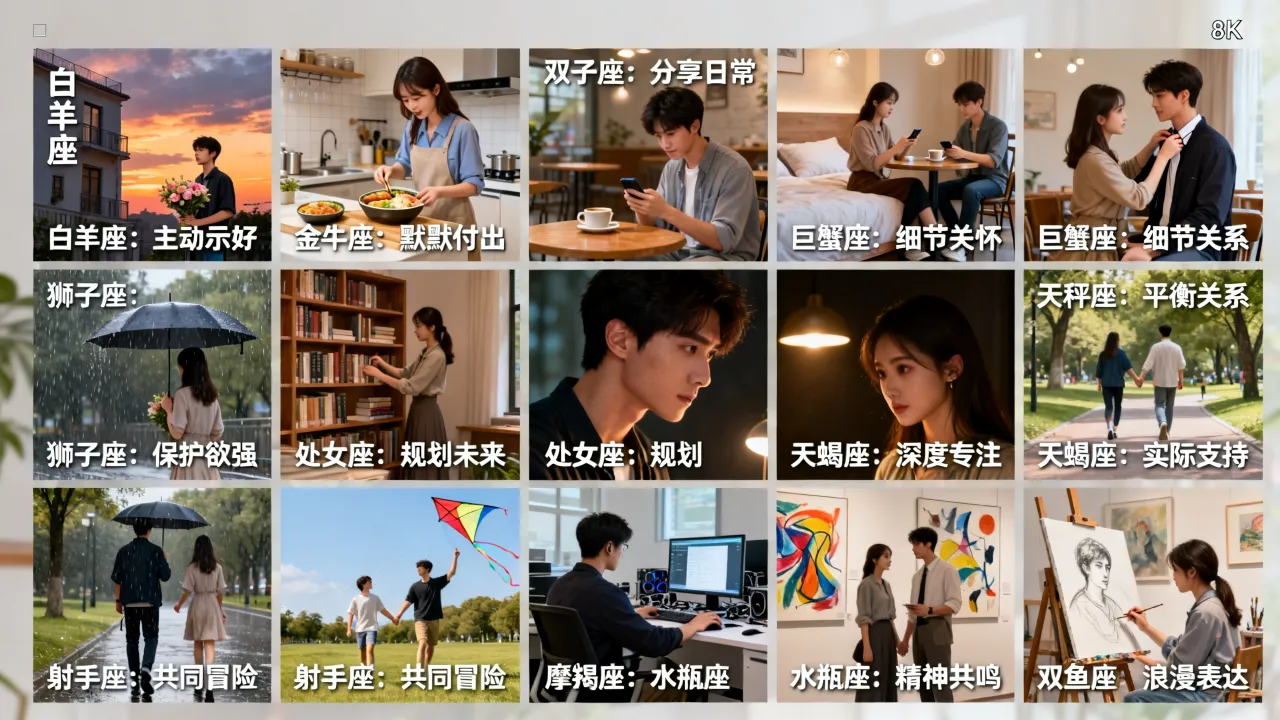 十二星座真爱了会有什么表现,十二星座真正爱你的表现有哪些? 十二星座真爱了会有什么表现,十二星座真正爱你的表现有哪些?