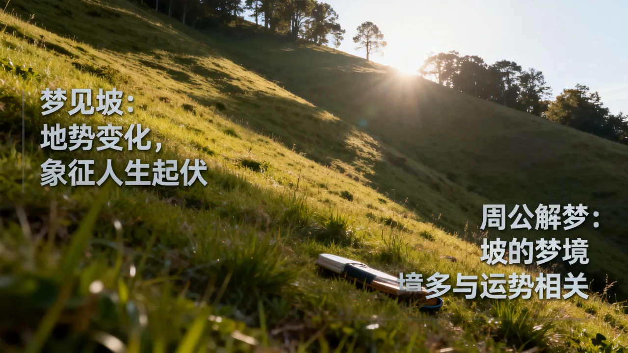 梦见坡是什么意思,做梦梦到坡预兆好坏周公解梦? 梦见坡是什么意思,做梦梦到坡预兆好坏周公解梦?