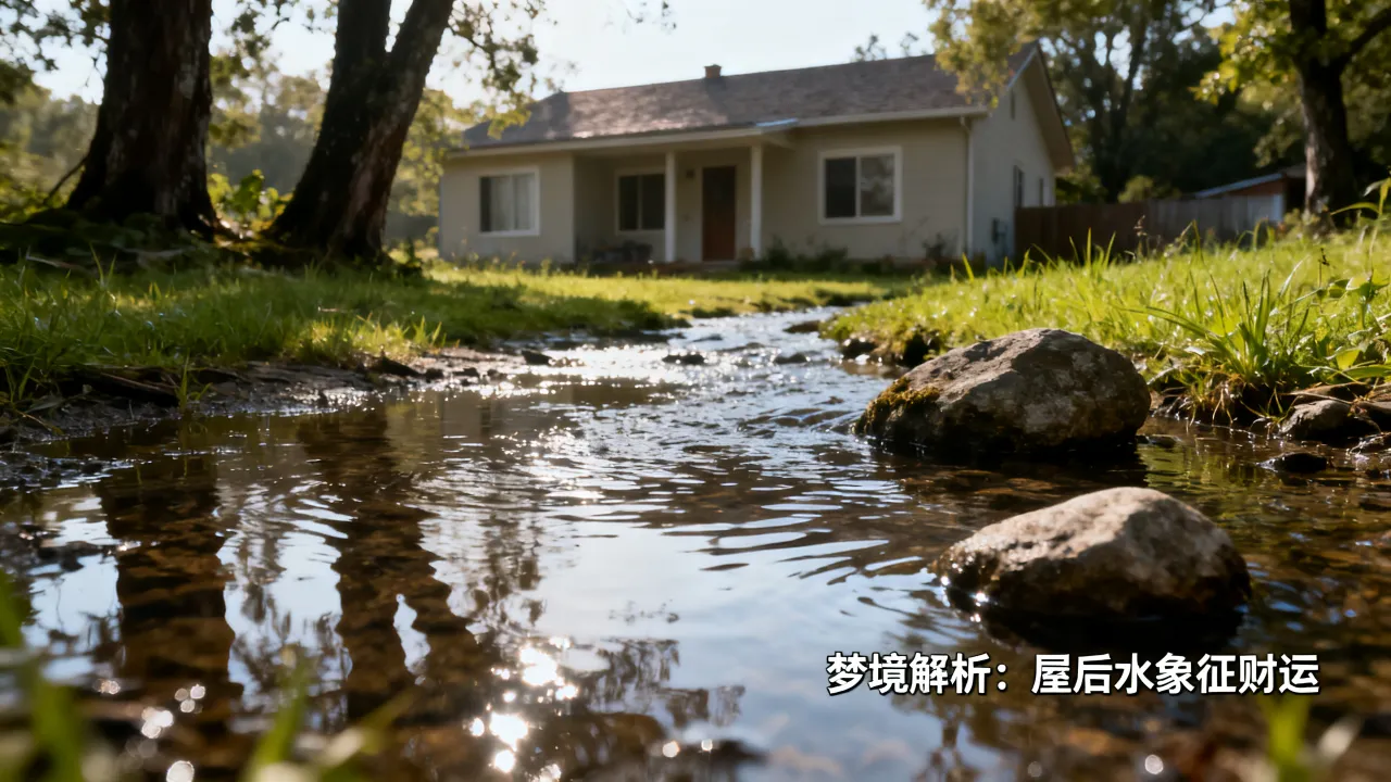 梦到房后有水是好的征兆吗，梦见屋后有水有什么预兆