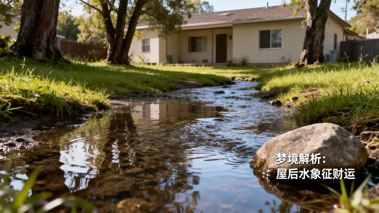 梦到房后有水是好的征兆吗，梦见屋后有水有什么预兆