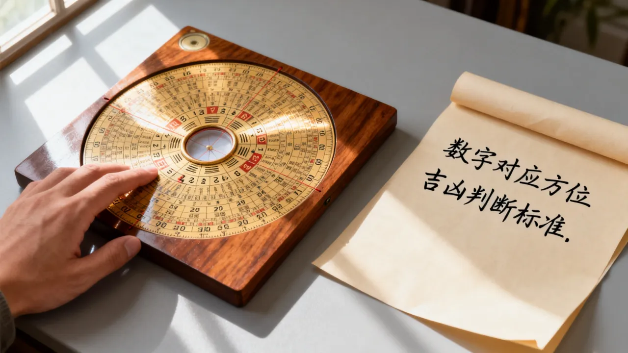 数字吉凶罗盘怎么看？罗盘数字吉凶查询方法详解，如何判断吉凶
