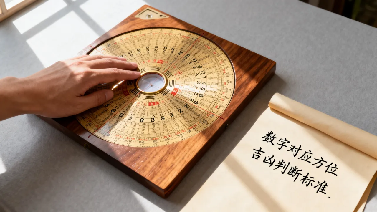 数字吉凶罗盘怎么看？罗盘数字吉凶查询方法详解，如何判断吉凶