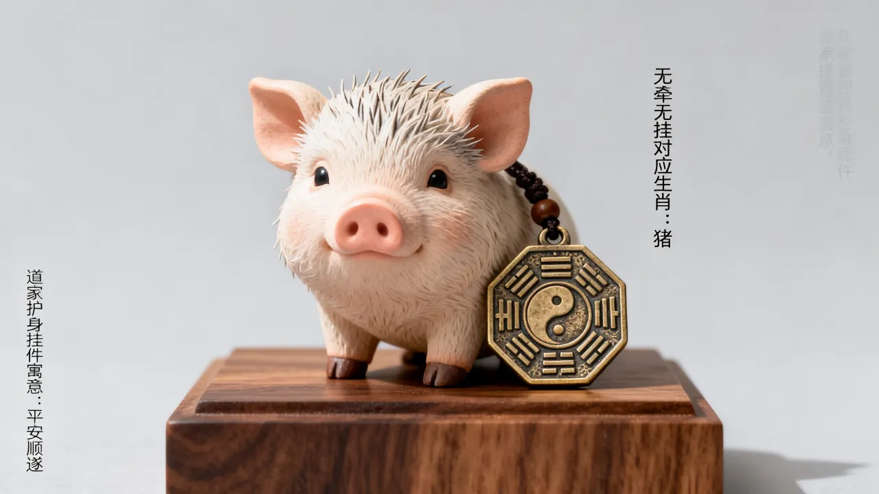 无牵无挂代表什么生肖，属猪道家护身挂件有什么寓意？