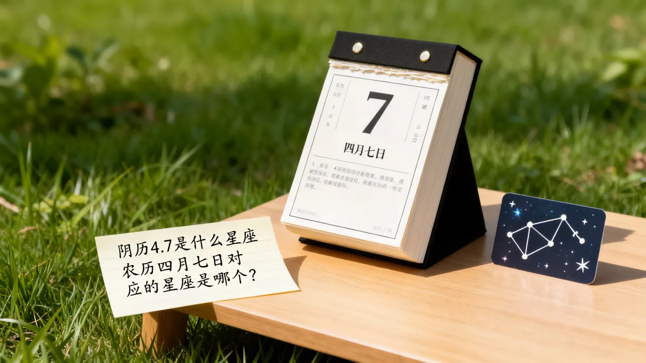 阴历4.7是什么星座，农历四月七日对应的星座是哪个？