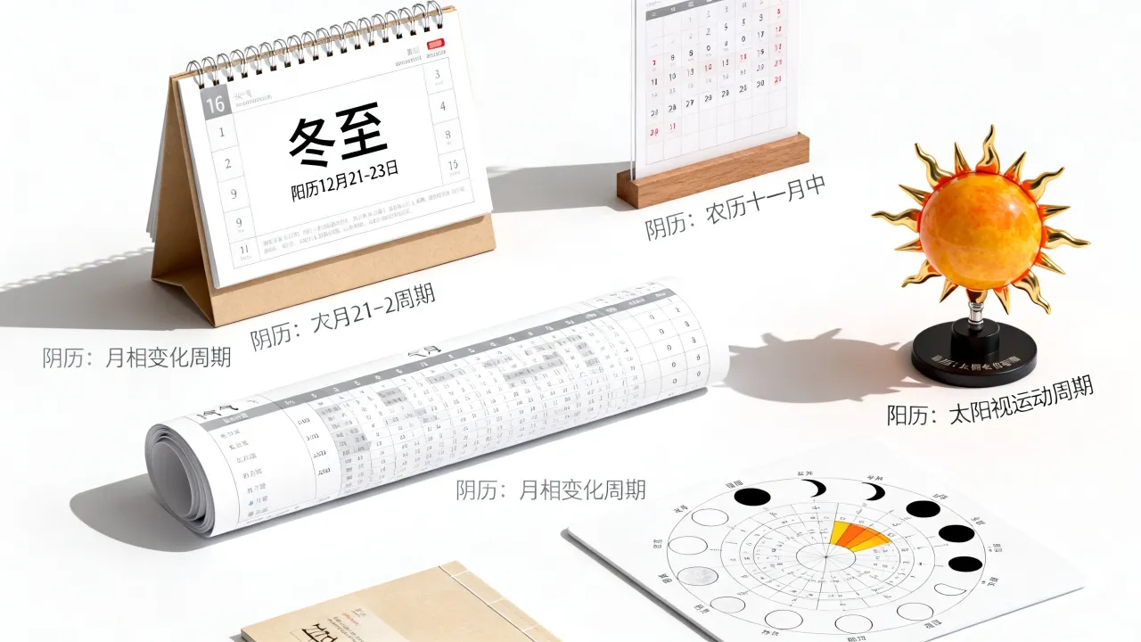 冬至是阴历还是阳历，到底怎么区分阴历和阳历？