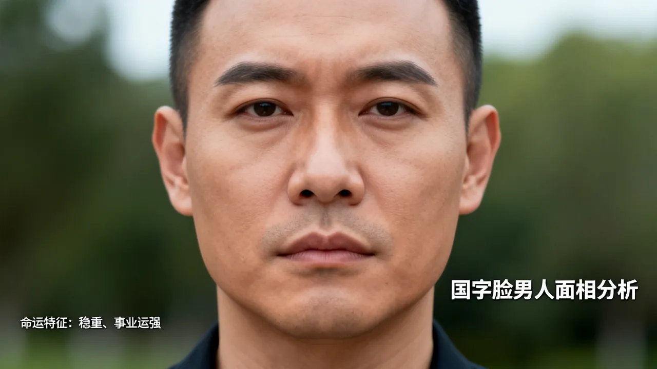 国字脸男生命运如何，国字脸男人面相命运好不好？