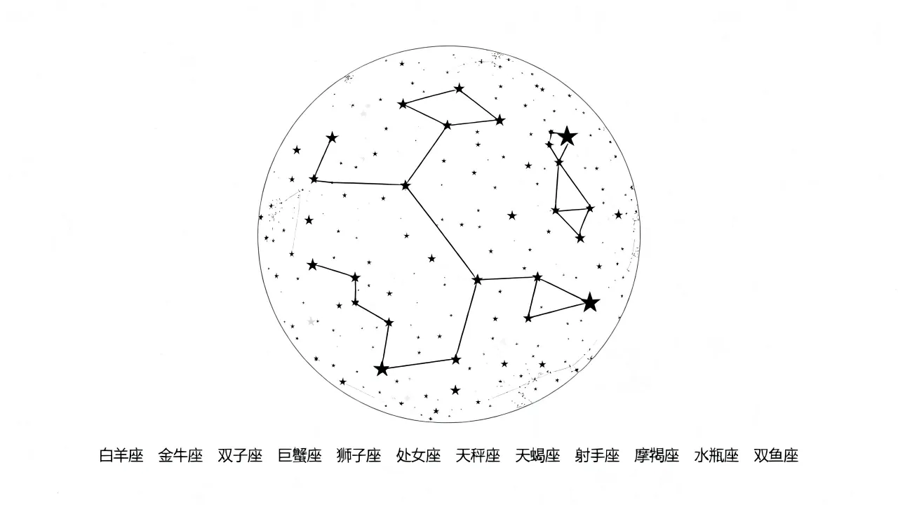 十二星座星图简图怎么看?,十二星座星图简图高清图片 十二星座星图简图怎么看?,十二星座星图简图高清图片