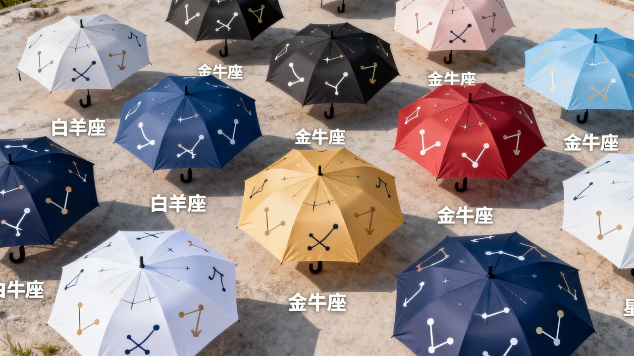 十二星座雨伞图片大全哪里有，怎么选购最合适
