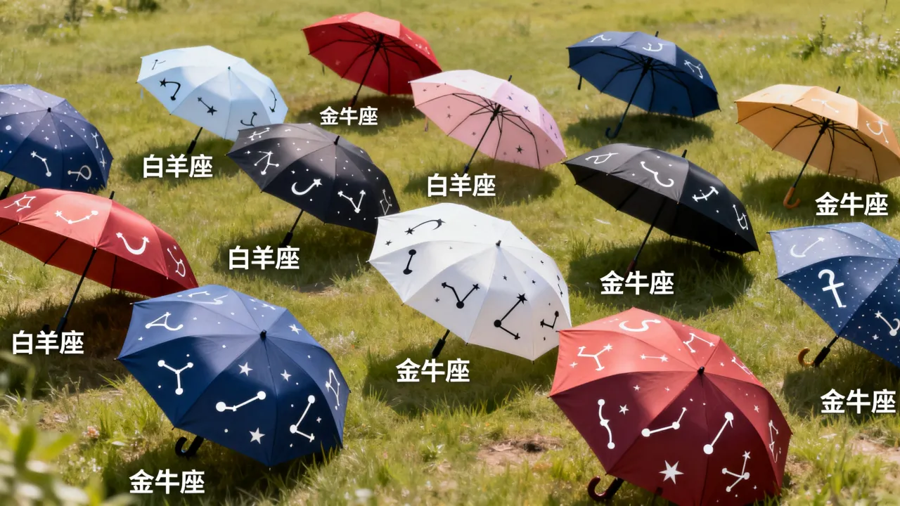 十二星座雨伞图片大全哪里有，怎么选购最合适