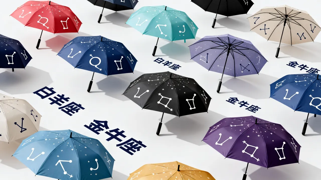 十二星座雨伞图片大全哪里有，怎么选购最合适