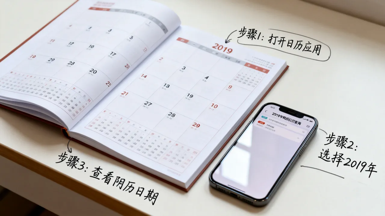 2019年阴历日历查询方法是什么?,如何查 2019年阴历日历查询方法是什么?,如何查
