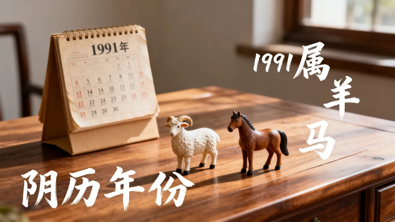 1991年阴历是什么年份?属羊还是属马? 1991年阴历是什么年份?属羊还是属马?