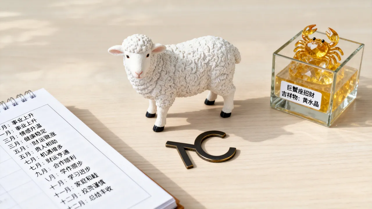 属羊巨蟹座2026年每月运势如何,巨蟹座招财吉祥物是什么? 属羊巨蟹座2026年每月运势如何,巨蟹座招财吉祥物是什么?