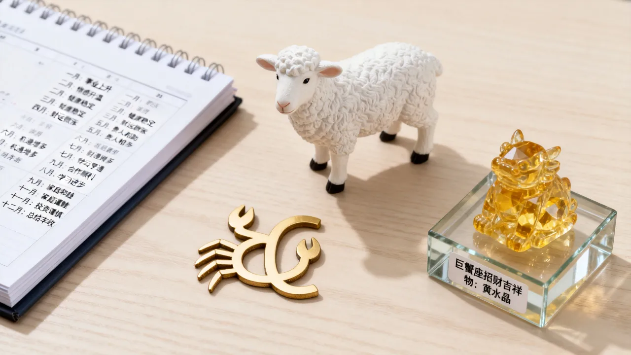 属羊巨蟹座2026年每月运势如何,巨蟹座招财吉祥物是什么? 属羊巨蟹座2026年每月运势如何,巨蟹座招财吉祥物是什么?