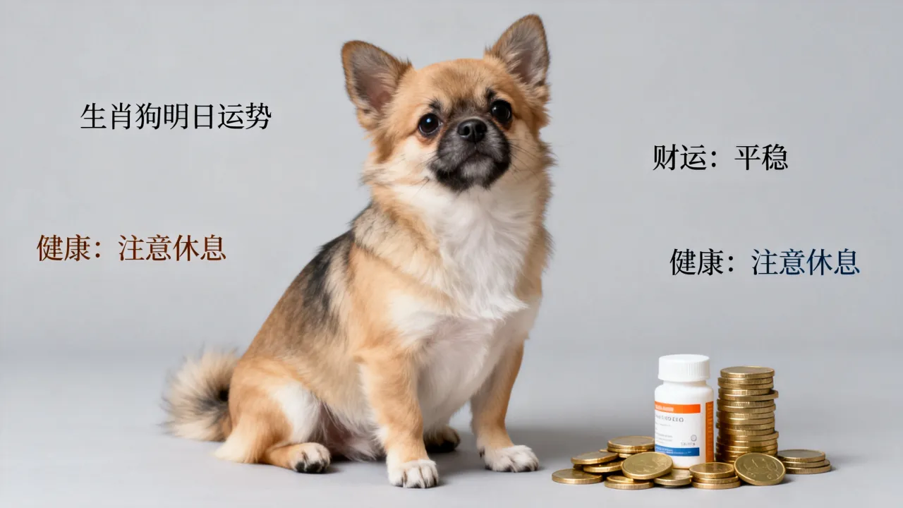 生肖狗明日运势及财运如何，健康运势需要注意哪些问题？