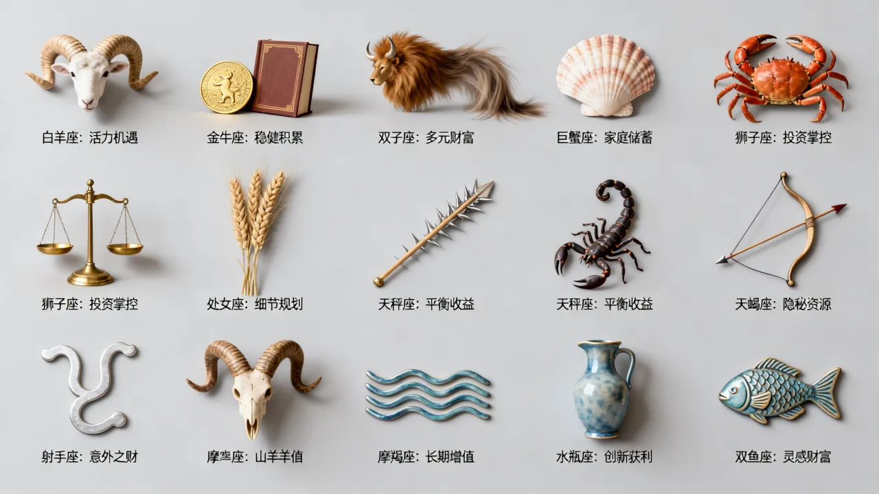 十二星座财富图准吗?怎么看出你的财富运势? 十二星座财富图准吗?怎么看出你的财富运势?