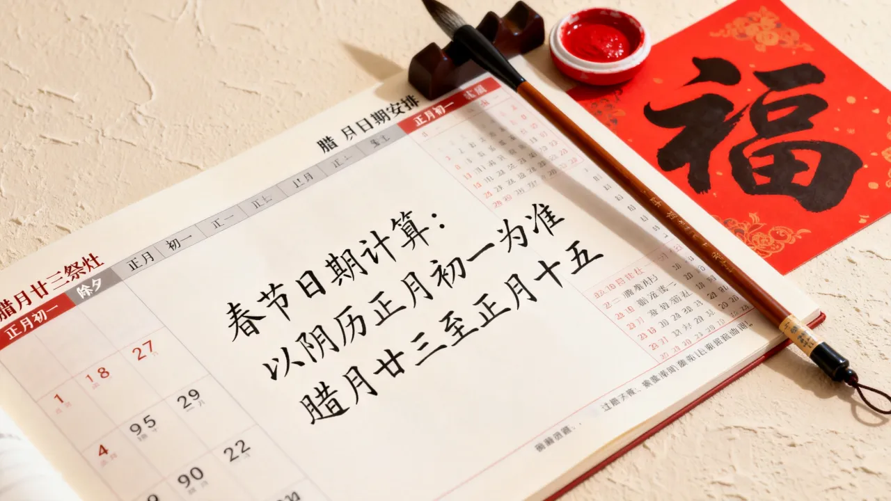 过年阴历安排具体是怎样的，春节日期怎么计算？