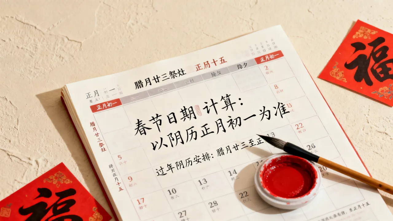 过年阴历安排具体是怎样的，春节日期怎么计算？