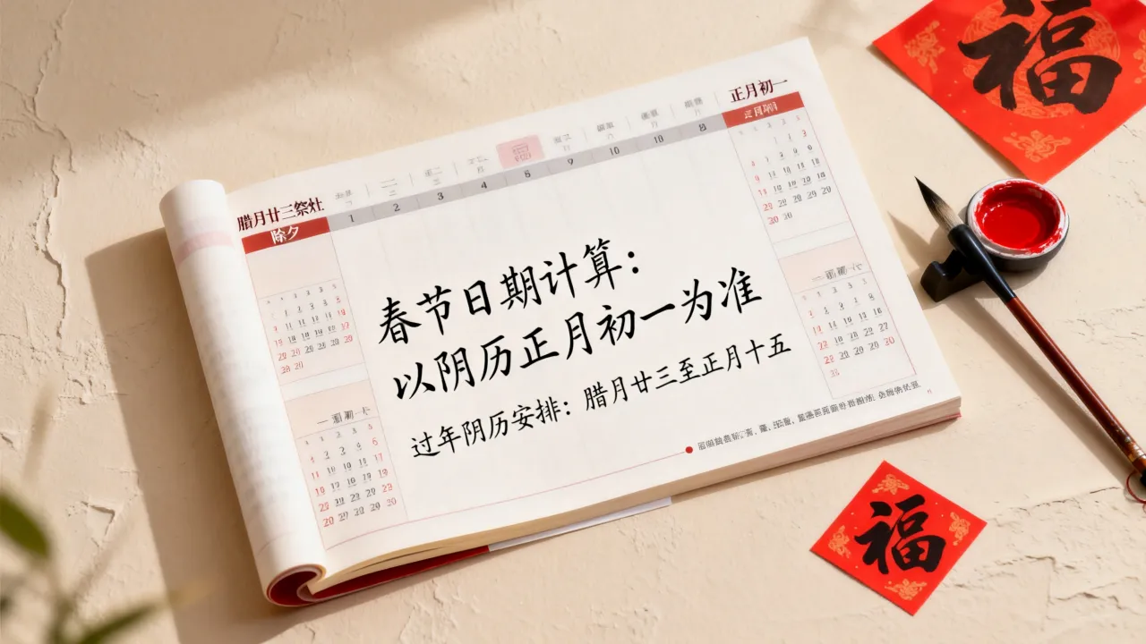 过年阴历安排具体是怎样的，春节日期怎么计算？