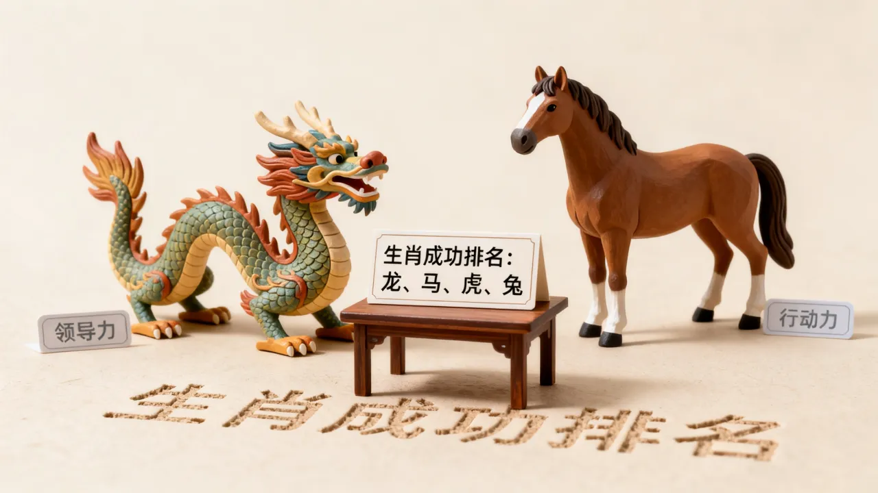 十二生肖谁最容易成功排名,属龙和属马哪个更有优势? 十二生肖谁最容易成功排名,属龙和属马哪个更有优势?