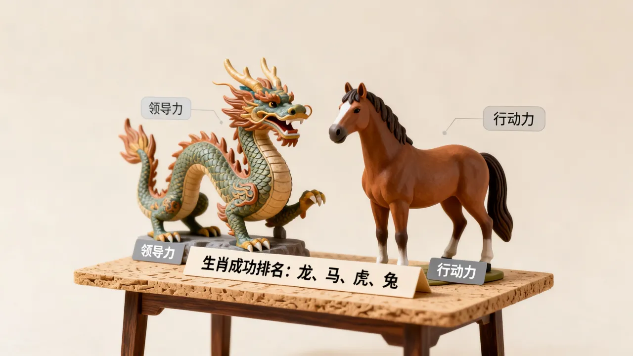 十二生肖谁最容易成功排名,属龙和属马哪个更有优势? 十二生肖谁最容易成功排名,属龙和属马哪个更有优势?
