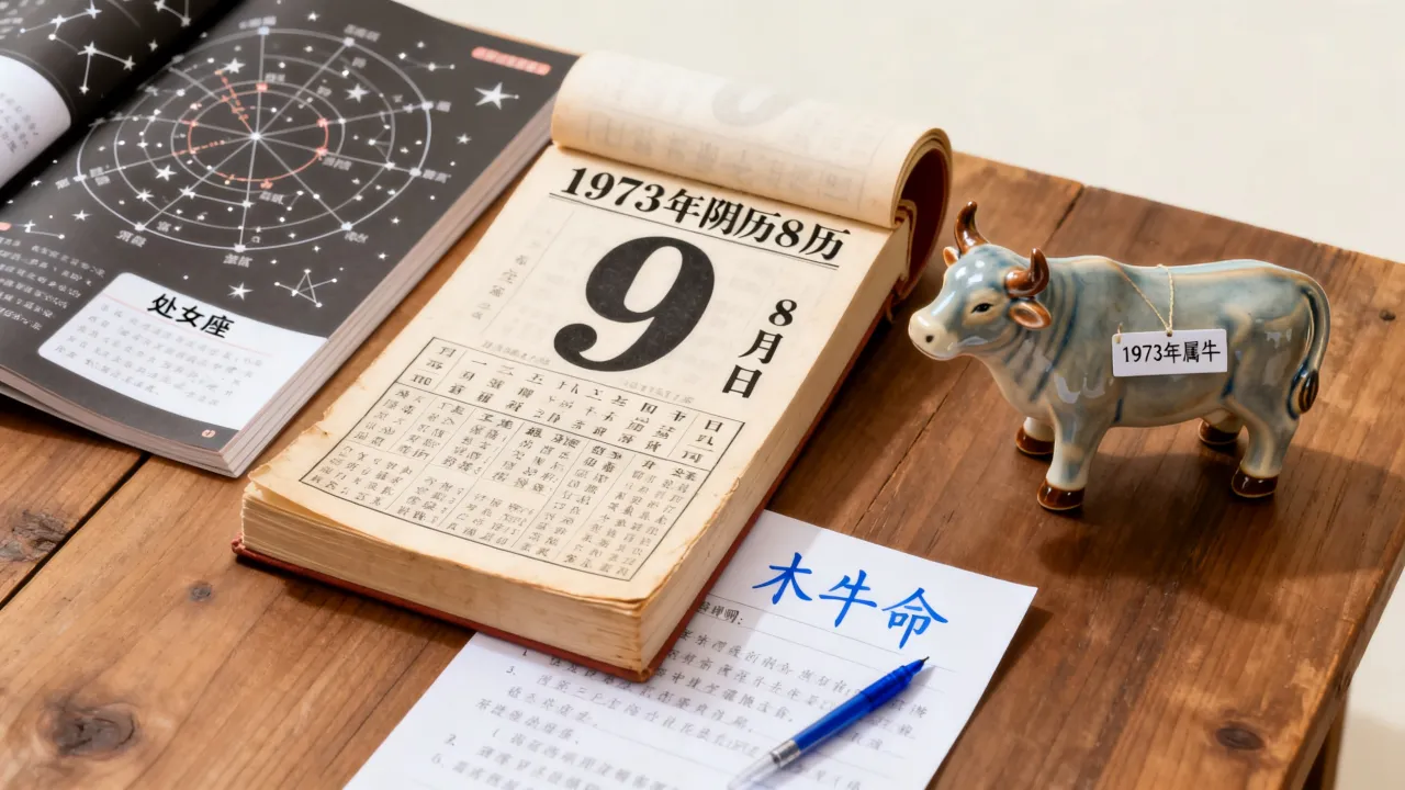 1973年阴历8月9日是什么星座?1973年属牛是什么命? 1973年阴历8月9日是什么星座?1973年属牛是什么命?