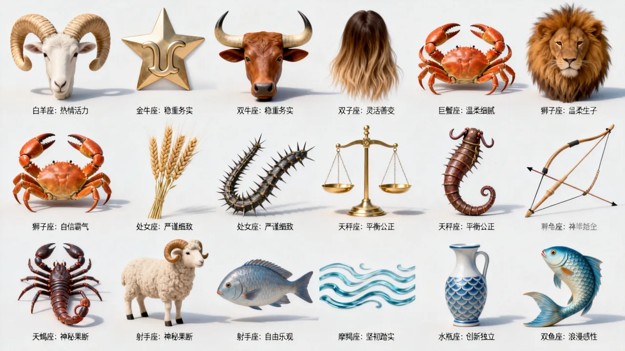 十二星座特点归纳图片怎么看?高清大图大全 十二星座特点归纳图片怎么看?高清大图大全