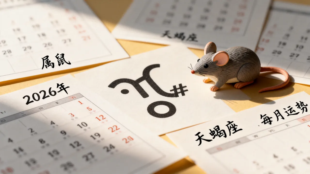 属鼠天蝎座2026年每月运势如何，属鼠天蝎座全年运程详解？