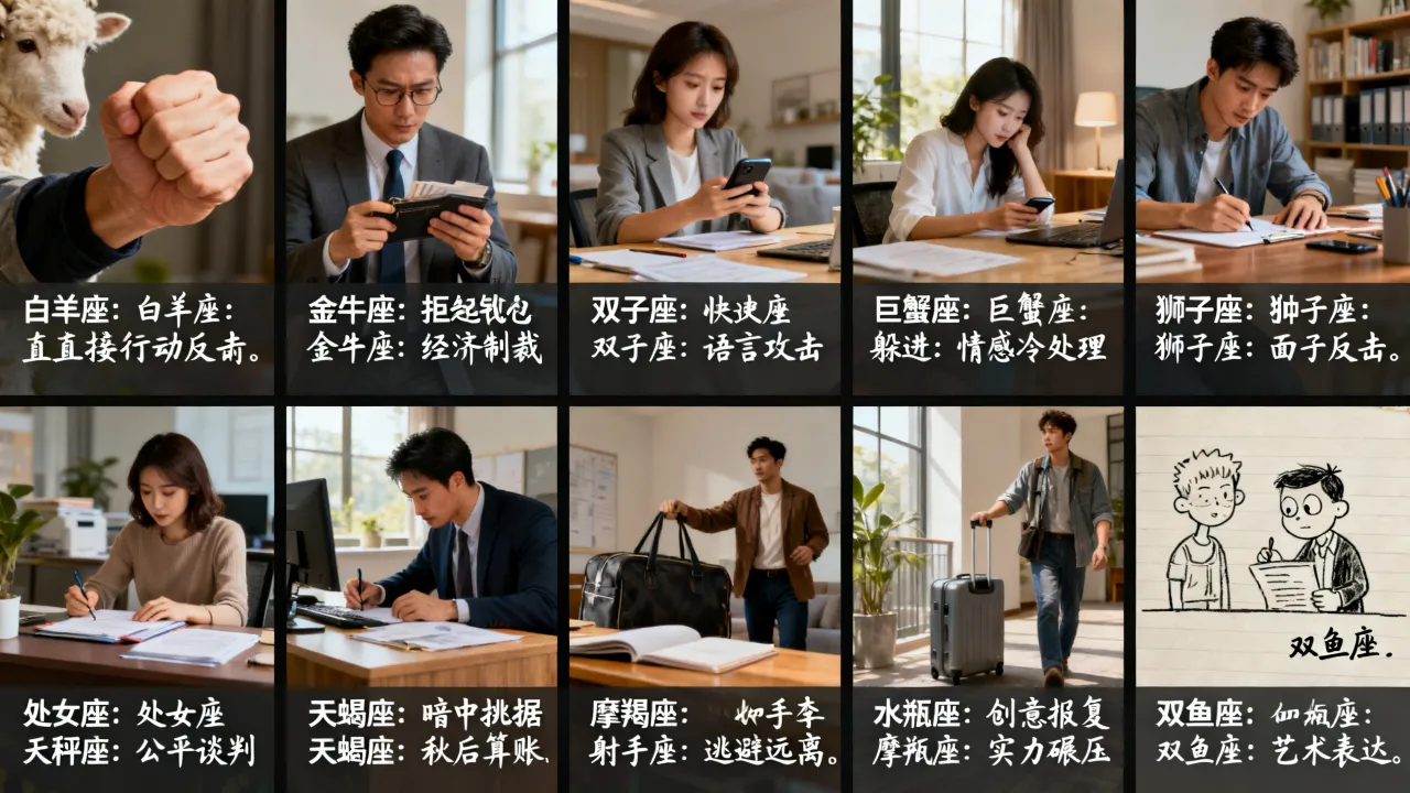 欺负十二星座会有什么下场?十二星座被欺负后的报复方式 欺负十二星座会有什么下场?十二星座被欺负后的报复方式