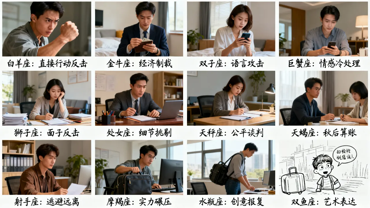 欺负十二星座会有什么下场？十二星座被欺负后的报复方式