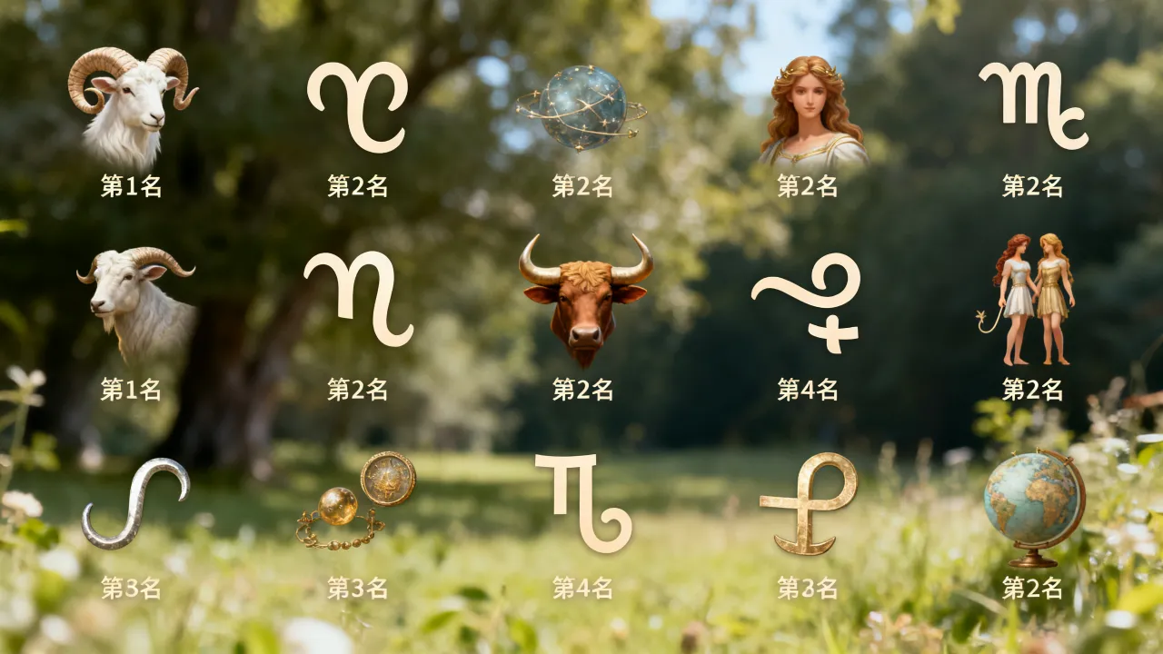 十二星座谁最好色？十二星座好色程度排名大揭秘