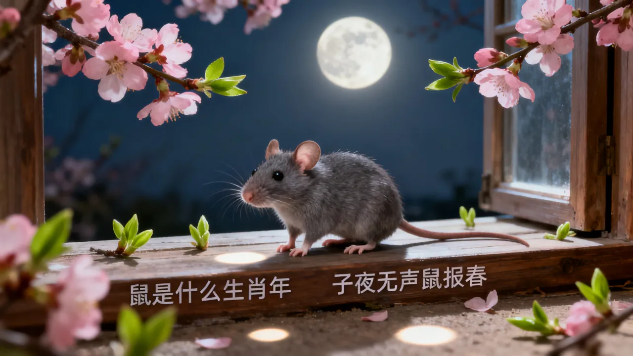 鼠是什么生肖年，子夜无声鼠报春打一生肖？