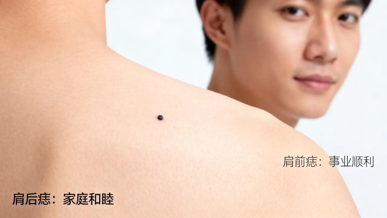肩上痣的位置与命运图怎么看，长在肩上的痣命运如何？