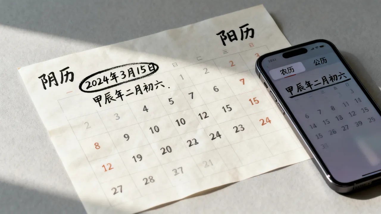 阴历阳历日历表怎么换算？农历公历日期对照查询表