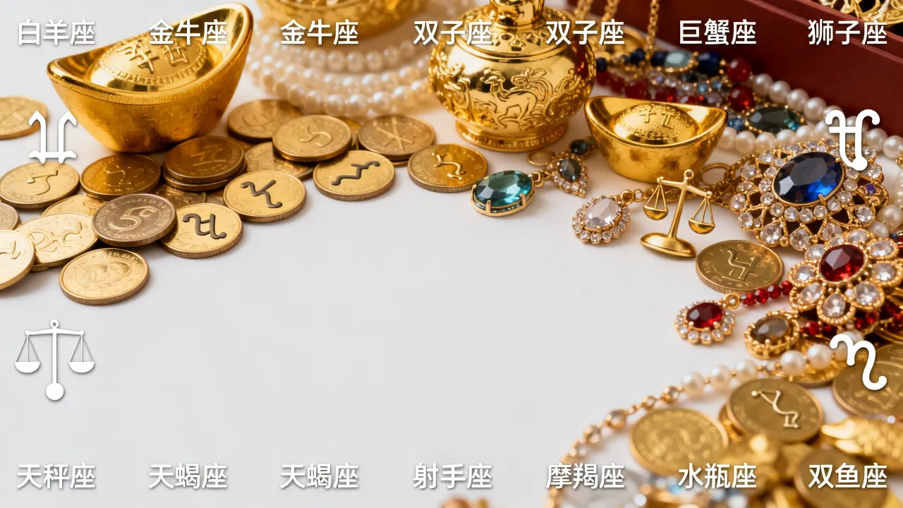 十二星座谁有钱？十二星座有钱排行榜第一名是谁？