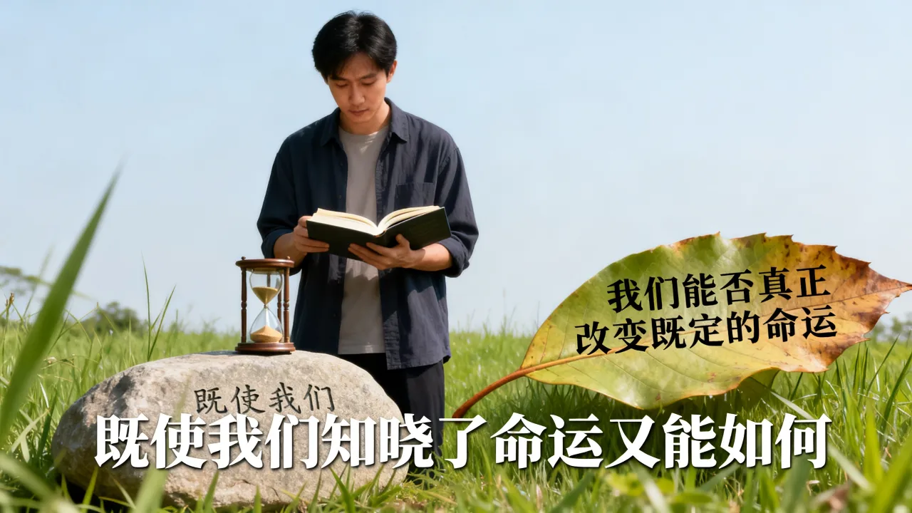 既使我们知晓了命运又能如何,我们能否真正改变既定的命运 既使我们知晓了命运又能如何,我们能否真正改变既定的命运