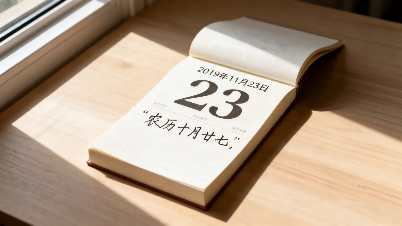 2019阴历1027是几月几号,农历十月廿七对应日期? 2019阴历1027是几月几号,农历十月廿七对应日期?