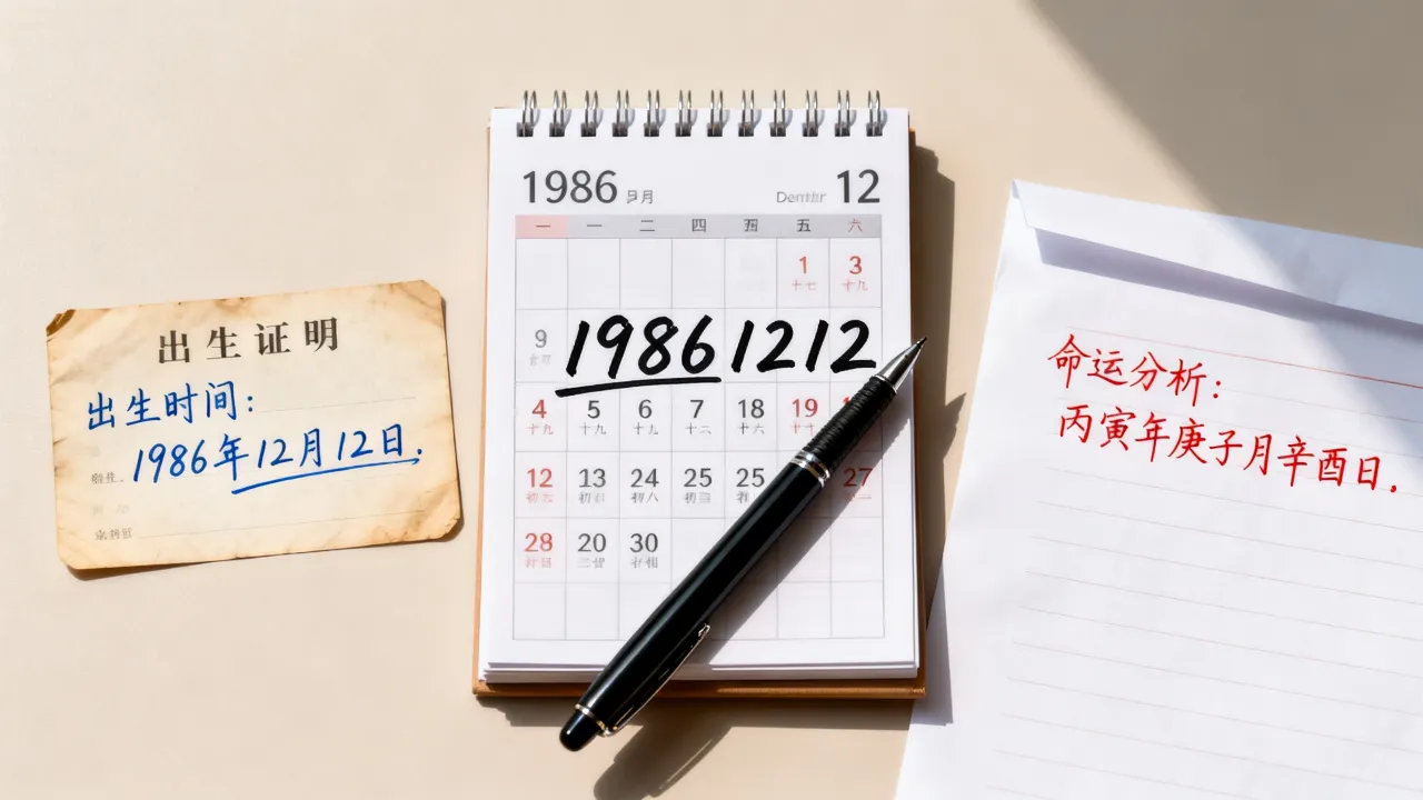 19861212出生的人命运如何，是什么命？
