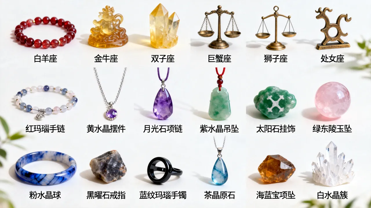 十二星座转运物品哪个最有效，十二星座开运必备神器推荐