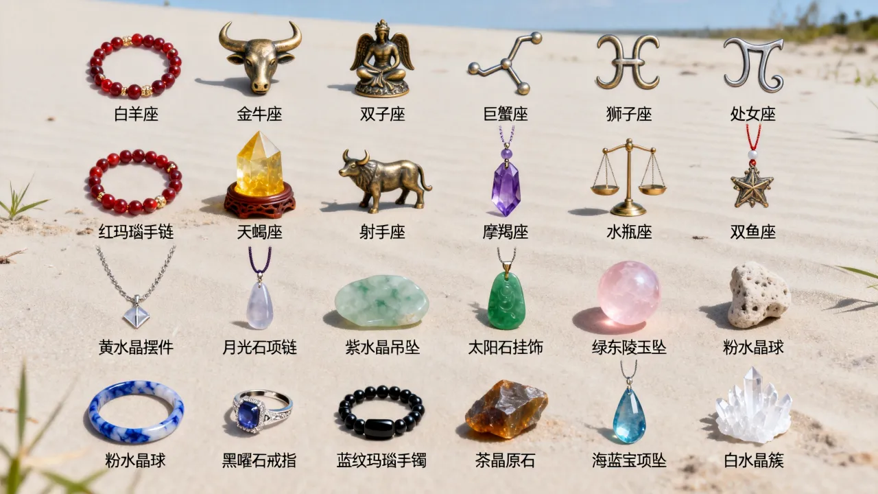 十二星座转运物品哪个最有效，十二星座开运必备神器推荐