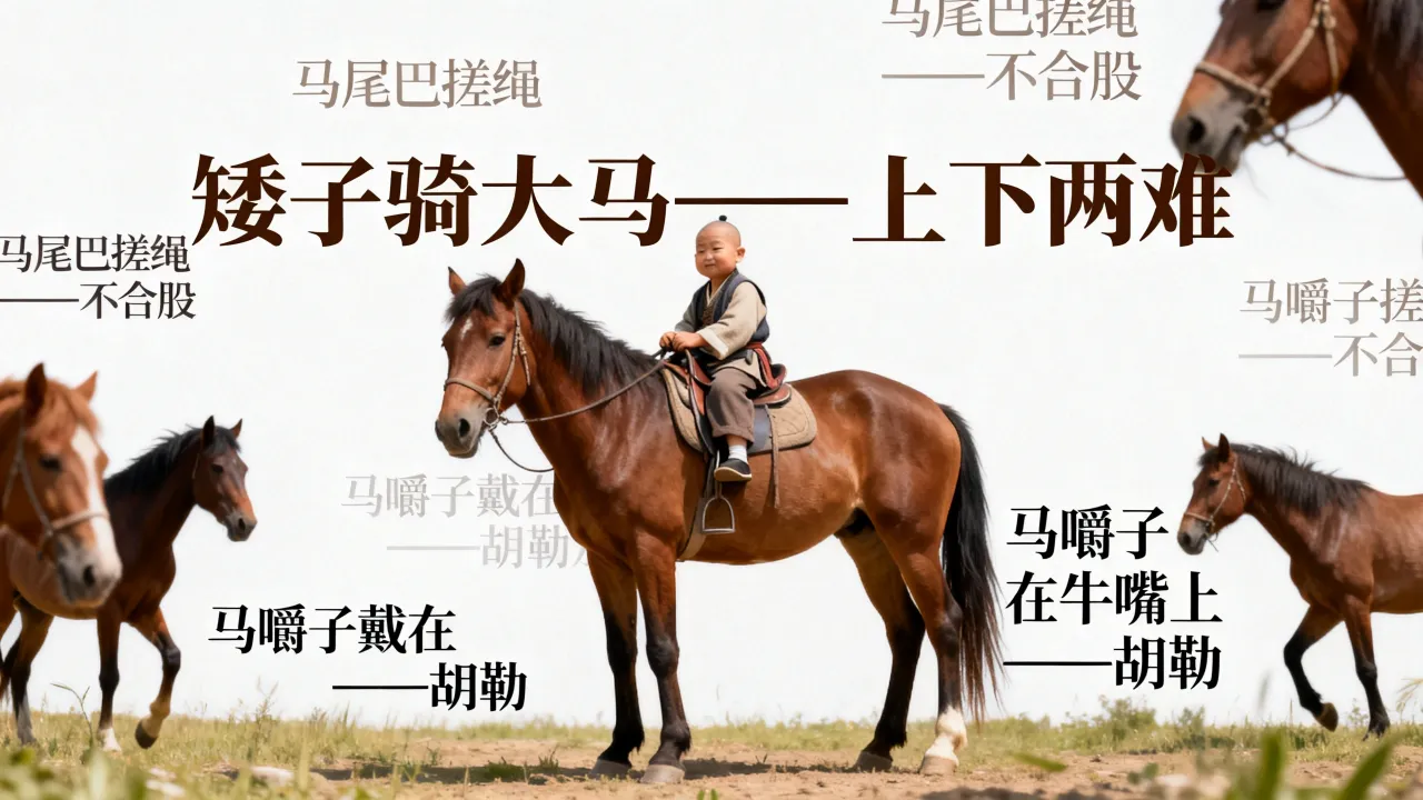 马的歇后语有哪些,矮子骑大马的歇后语是什么? 马的歇后语有哪些,矮子骑大马的歇后语是什么?